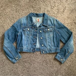 Vintage Old Navy Cropped Denim Jacket